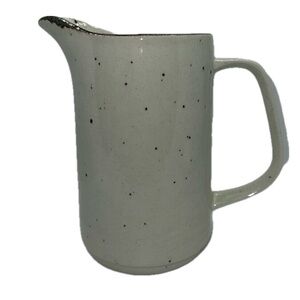 J&G Meakin Vintage Lifestyle Pattern Water Pitcher Stoneware 1970's‎